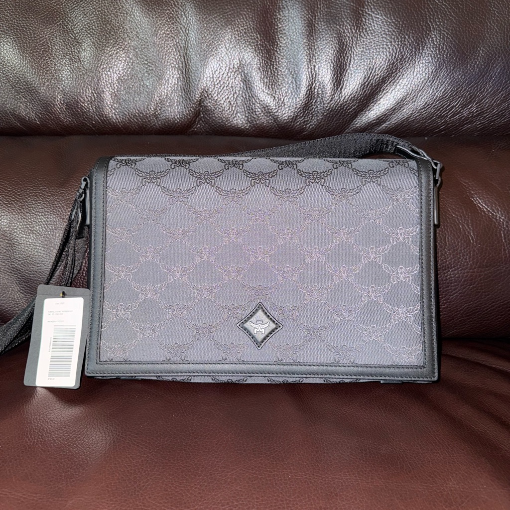 Mcm Himmel Lauretos Jacquard Messenger Bag